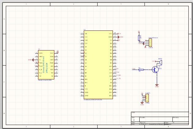 基于stm32的煙霧短信報警器設計程序pcb原理圖